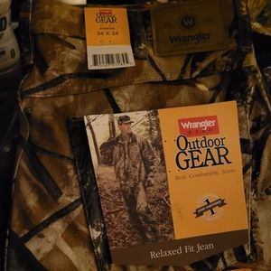 Wranglers men 3D Fusion camo pants 100% cotton Brand new with tags 34X34